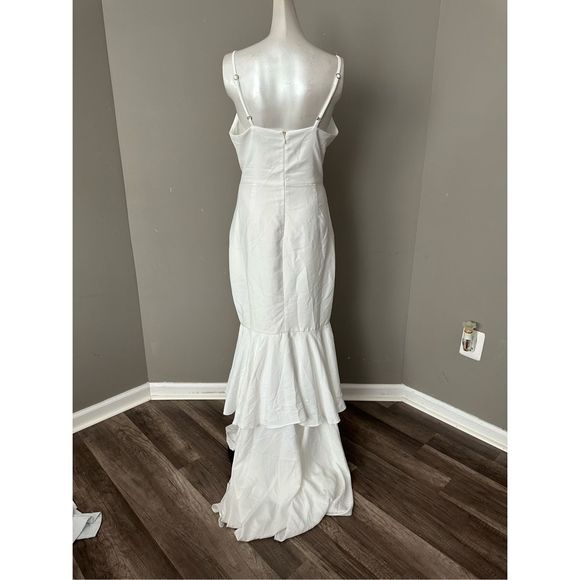 PATBO BO RUFFLE MAXI DRESS - Picture 6 of 8